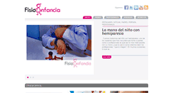 Desktop Screenshot of fisioinfancia.com